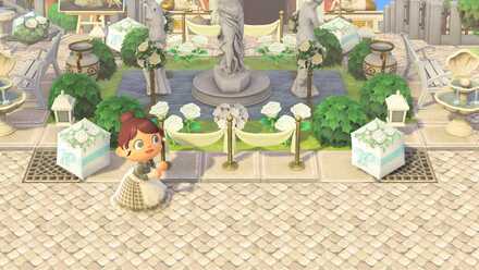 柵やタイルで囲って花の自己繁殖をさせない