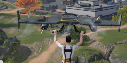 孤島作戦:パラグライダーが常備