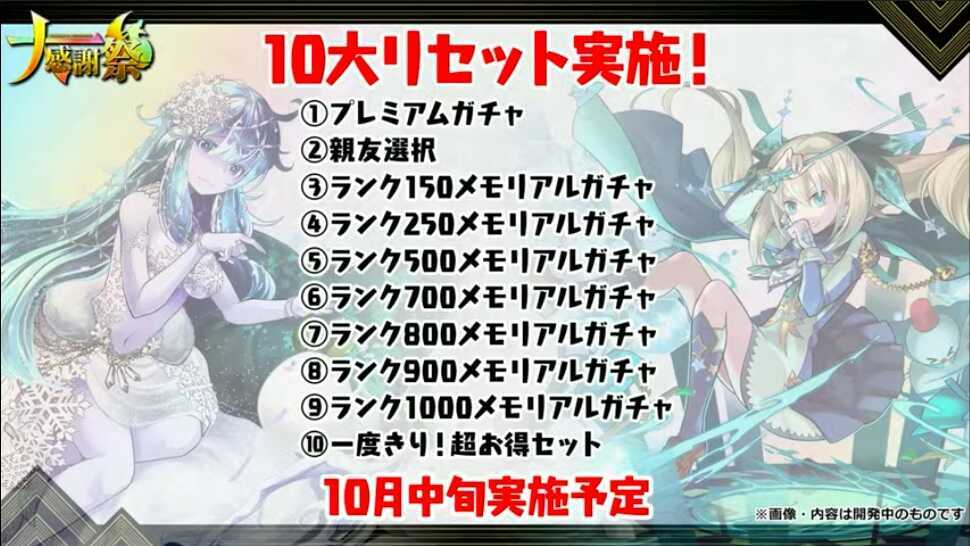 一度きりの豪華報酬を再獲得できるイベント