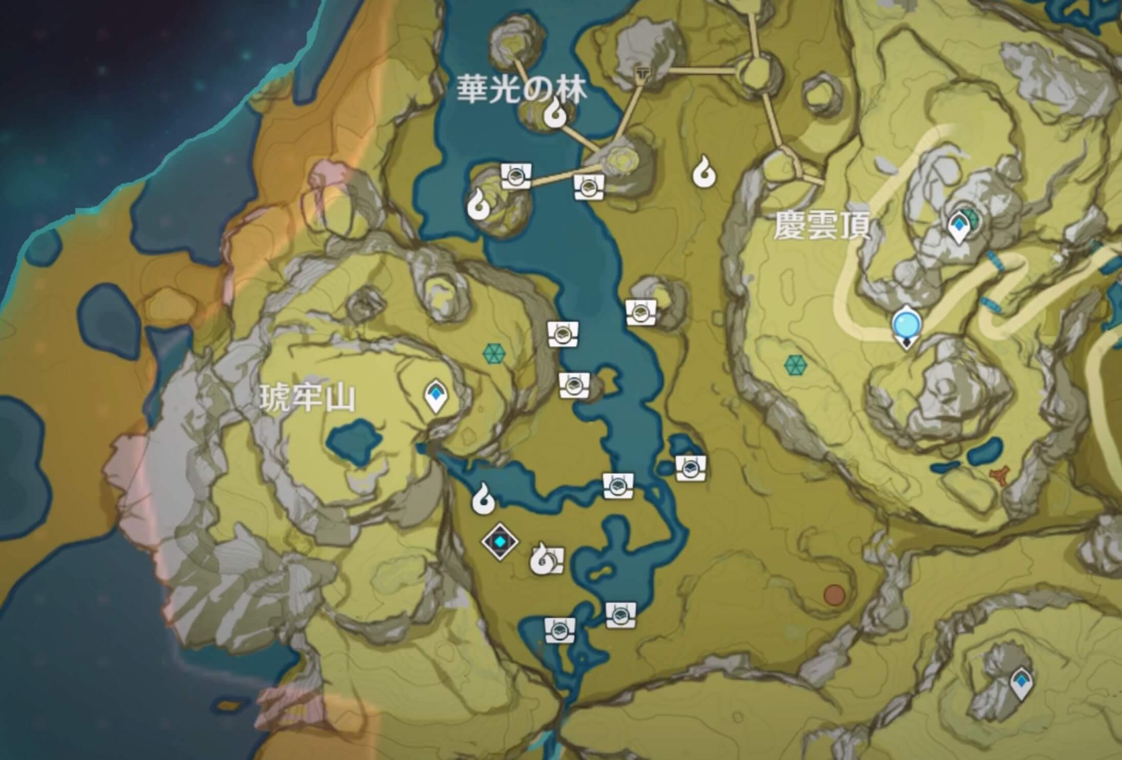 マップに場所を掲載