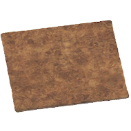 ちゃいろいシャギーなラグ画像