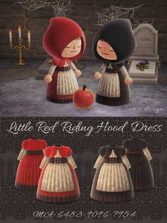 赤ずきんのドレスの画像