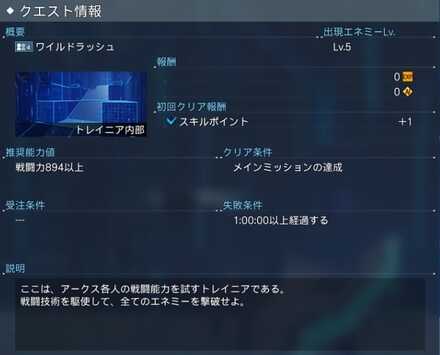 ワイルドラッシュクエスト