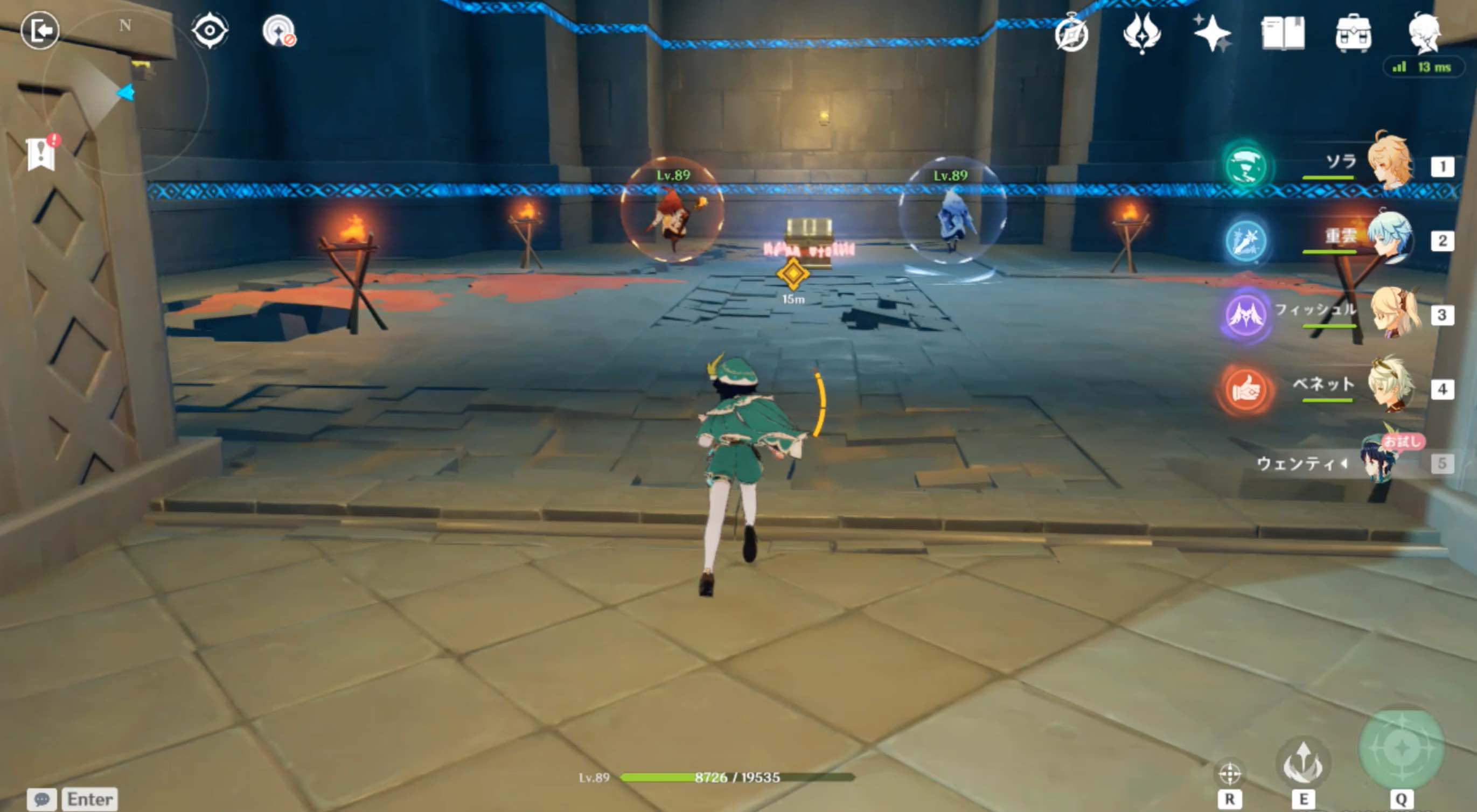 アビスの魔術師2体を倒して秘境の冒険をクリアする