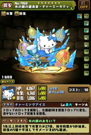 水チャーミーキティ