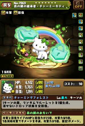 木チャーミーキティ