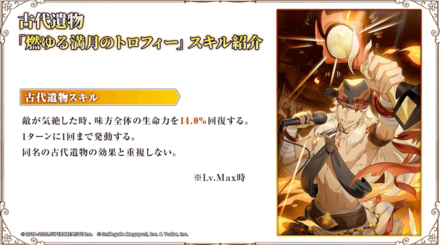 燃ゆる満月のトロフィーの画像