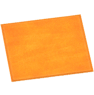 オレンジのシンプルマット・S画像