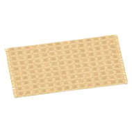 アイボリーのシンプルバスマット画像