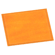 オレンジのシンプルマット・M画像