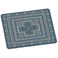 あおいキリムのカーペット画像