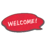 あかいメッセージマット画像