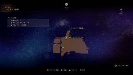 ファーリア牧場のマップ