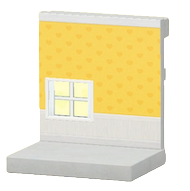 きいろいキュートなかべ画像