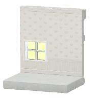 しろいキュートなかべ画像