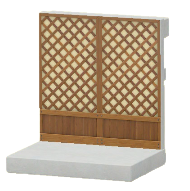 オリエンタルなラティス画像