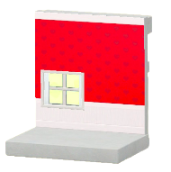 あかいキュートなかべ画像