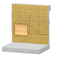 ボタニカルタイルのかべ画像