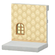 ベージュのアールデコかべがみ画像