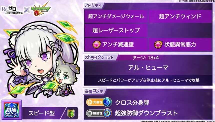 エミリア ステータス