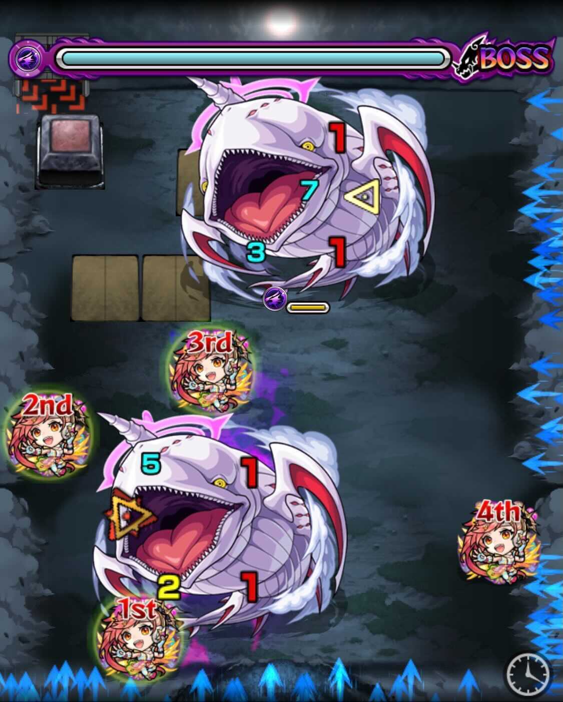 白鯨 ボス1 移動後