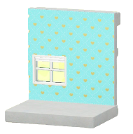 ブルーハートのかべがみ画像