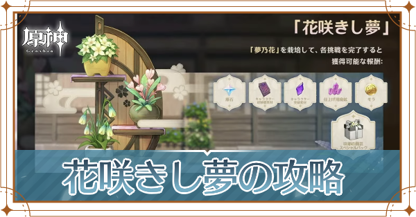 花咲きし夢の攻略