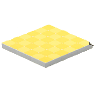 きいろいキュートなフロアタイル画像