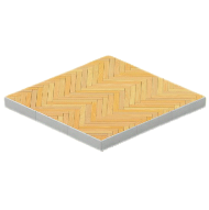 ライトなヘリンボーンのゆか画像