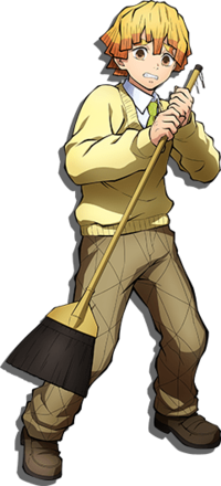 我妻善逸(キメツ学園)画像