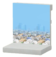 ゴミのやまなかべ画像