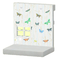 バタフライなかべがみ画像