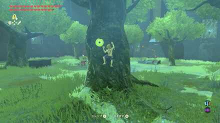 近くの巨木からリモコンバクダンを投げ込もう