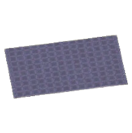 ネイビーのシンプルバスマット画像