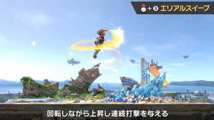 回転しながら上昇