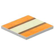 ウェディングなブラウンタイル画像