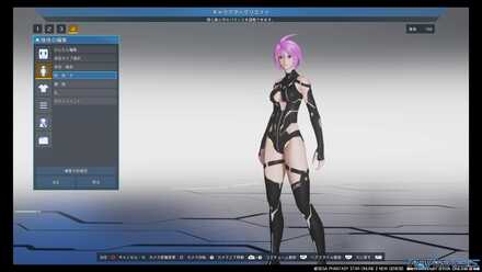 キャラクリ身体