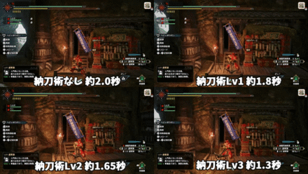 納刀術比較映像