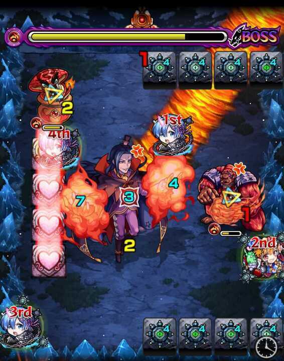 ロズワール ボス3 地雷展開後