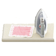 アイロンのピンクの画像
