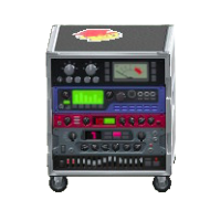 エフェクターラックのポップなロゴの画像