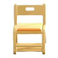 がくしゅうチェアのイエロー(座面)の画像
