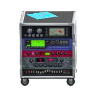 エフェクターラックのスクリプトなロゴの画像