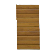 シンプルなパネルの横板張りの画像