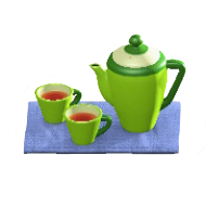 ティーセットのブルー(マット)の画像