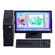 デスクトップPCのペイントの画像