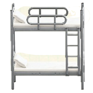 にだんベッドのホワイト(柄)の画像