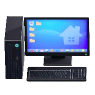 デスクトップPCのデスクトップの画像