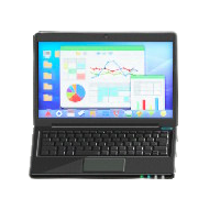 ノートパソコンの表計算の画像