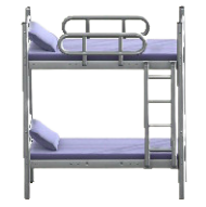 にだんベッドのストライプの画像